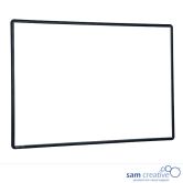Whiteboard Pro Magnetisk Emaljeret 60x120 cm sort ramme