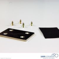 Blokmagneter til montering af whiteboards, 4 stk.