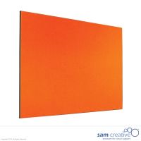 Opslagstavle uden ramme i orange 100x180 cm (S)