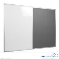 Kombi Whitebord Opslagstavle 60x90 cm