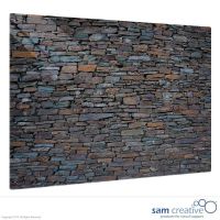 Glastavle Ambience serie stone wall 60x120 cm