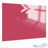 Glastavle Solid Magnetisk Lyserød 100x150 cm