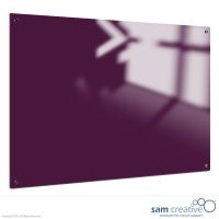 Glastavle Solid Magnetisk Lilla 90x120 cm